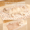 Winter Soft Coral Fleece Blanket with Cute Dog Paw Print Cozy Pet Mat for Warmth and Comfort
