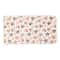 Winter Soft Coral Fleece Blanket with Cute Dog Paw Print Cozy Pet Mat for Warmth and Comfort