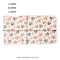 Winter Soft Coral Fleece Blanket with Cute Dog Paw Print Cozy Pet Mat for Warmth and Comfort