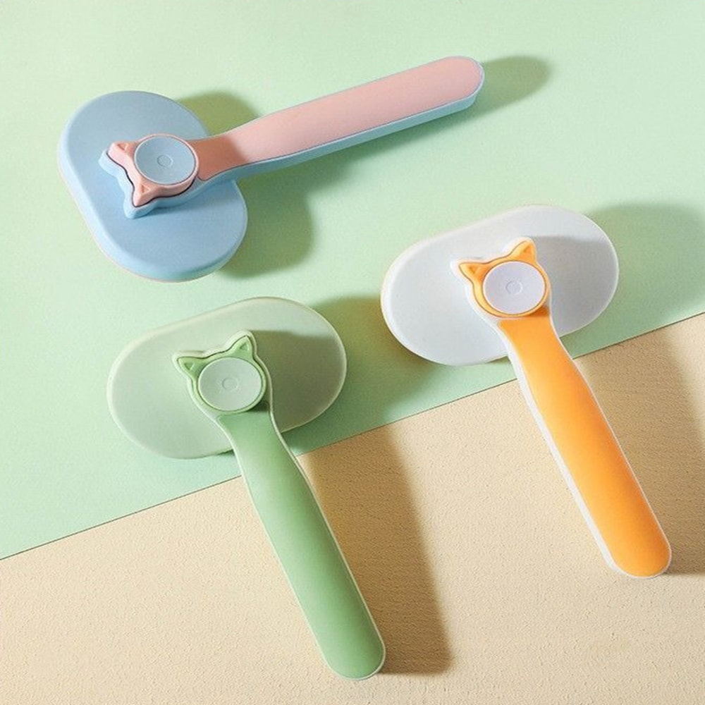 Blue Cat Short Muppet Cleaning Hair Removal Comb Perfect Grooming Brush for Cats and Dogs