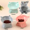 Nordic Style AntiTip Pet Bowl For Cats Cervical Vertebra Protection Plastic Inclined Mouth Design 4
