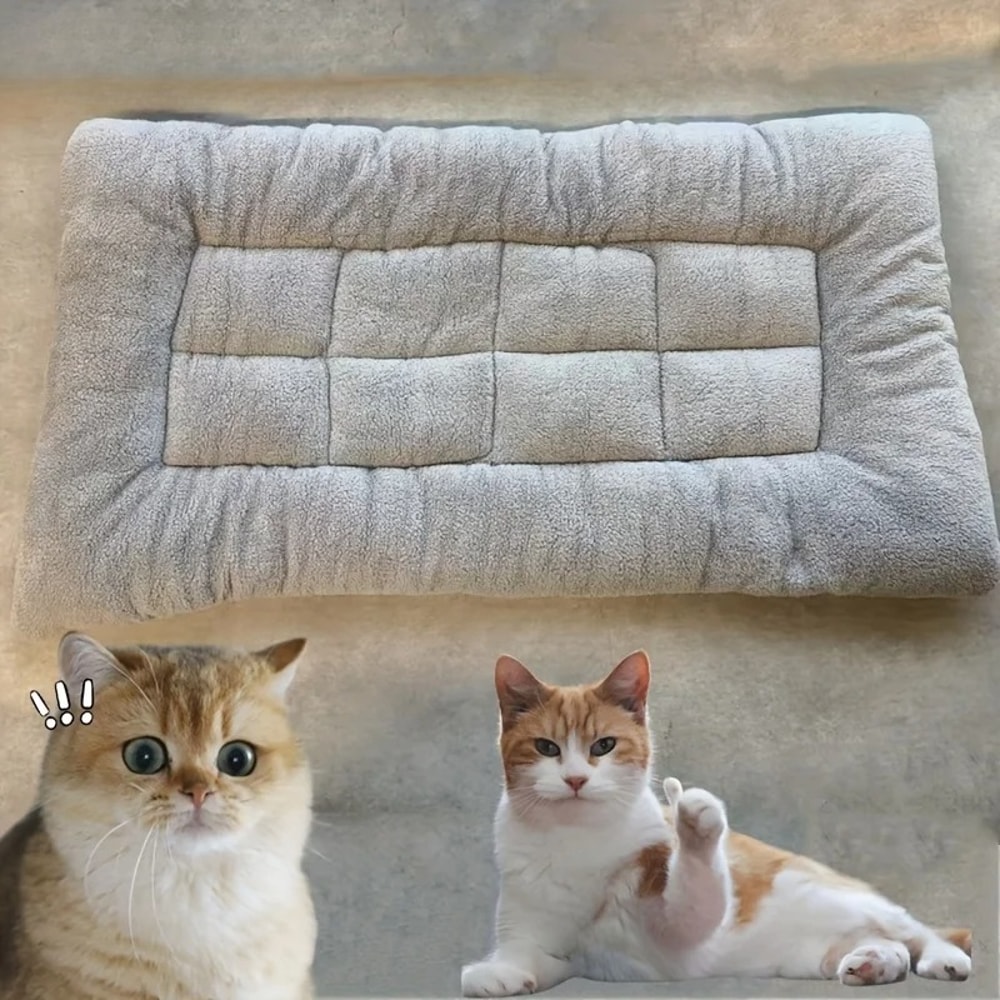 Large Plush Dog Bed Sofa Super Soft Polyester Pet Mat for Small, Medium, and Large Dogs