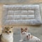 Large Plush Dog Bed Sofa Super Soft Polyester Pet Mat for Small, Medium, and Large Dogs