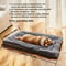 Large Plush Dog Bed Sofa Super Soft Polyester Pet Mat for Small, Medium, and Large Dogs