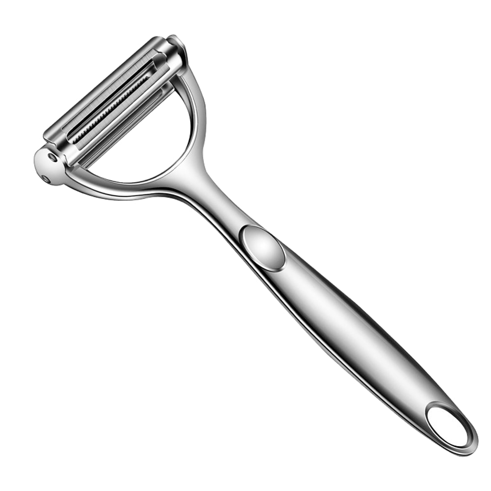 Stainless Steel Vegetable Peeler with Non-Slip Handle Heavy Duty Kitchen Utensil for Effortless Peeling
