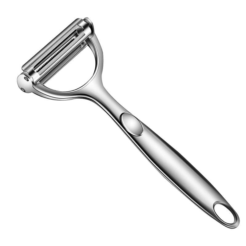 Stainless Steel Vegetable Peeler with Non-Slip Handle Heavy Duty Kitchen Utensil for Effortless Peeling