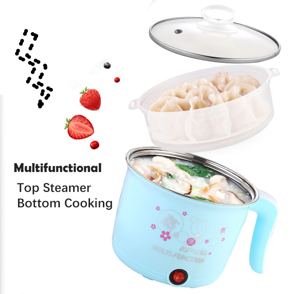 Mini Multifunction Electric Cooker Compact Hot Pot Rice Cooker Pan For Home Cooking 1