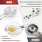 Stainless Steel Egg Separator Efficient Yolk and White Divider for Baking & Cooking