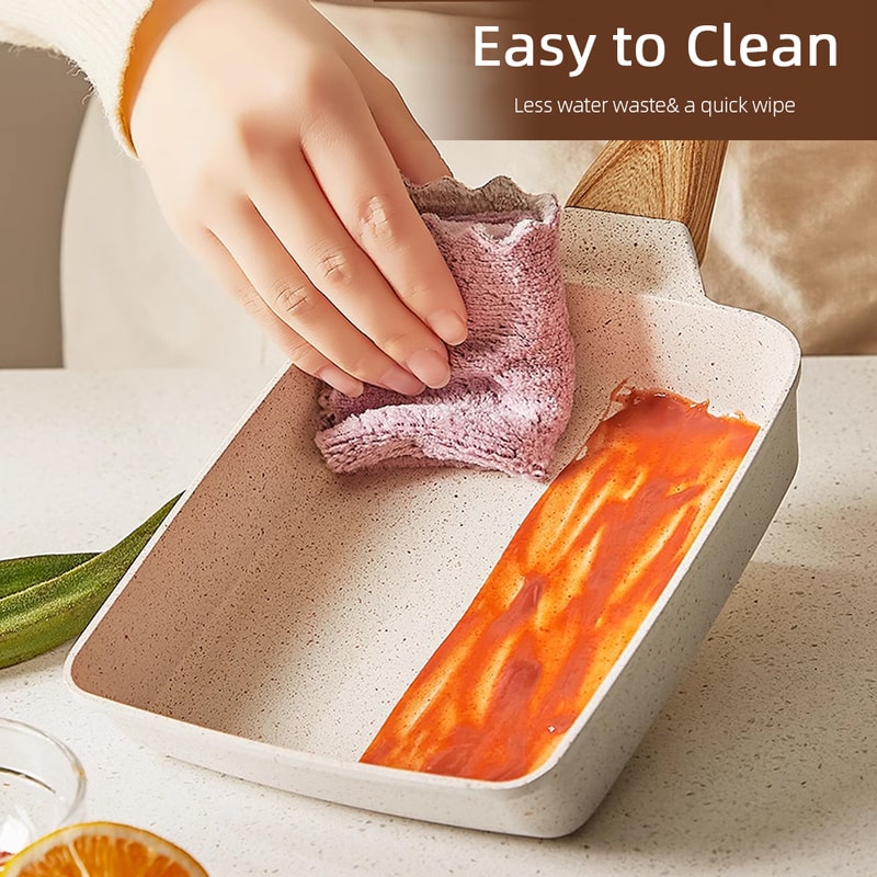 Nonstick Omelet Frying Pan for Cooking Eggs, Pancakes, Steaks & More Breakfast Maker