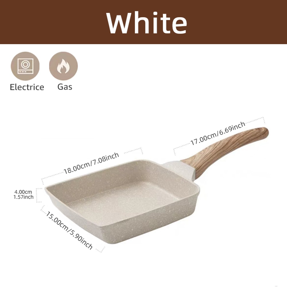 Nonstick Omelet Frying Pan for Cooking Eggs, Pancakes, Steaks & More Breakfast Maker