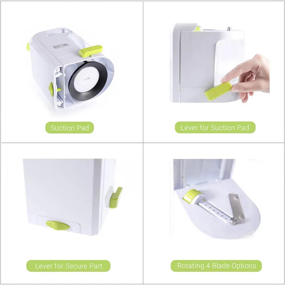 Vegetable Spiralizer With Suction Cup Zucchini Noodle Maker Veggie Cutter 3