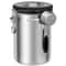 Stainless Steel Coffee Canister for Ground Coffee with Scoop Airtight Storage for Beans, Sugar, Tea, and More