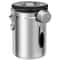 Stainless Steel Coffee Canister for Ground Coffee with Scoop Airtight Storage for Beans, Sugar, Tea, and More