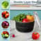 One-Handed Salad Spinner with Lid Large Salad Washer, Dryer, and Mixer