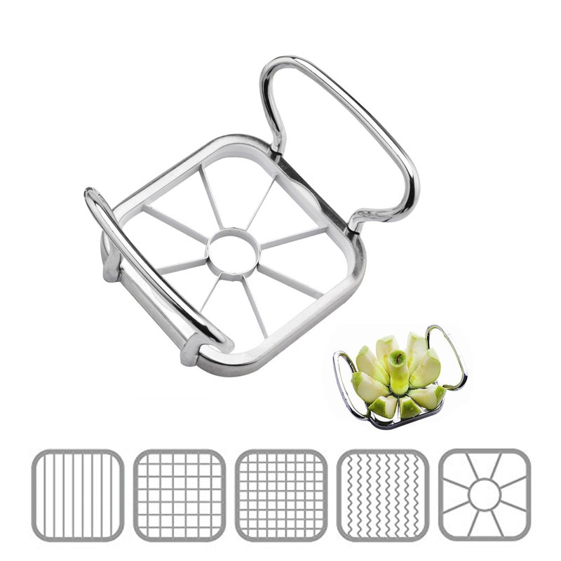Apple Cutter And Slicer Stainless Steel Manual Fruit And Vegetable Chopper Potato Chips Cutter 0