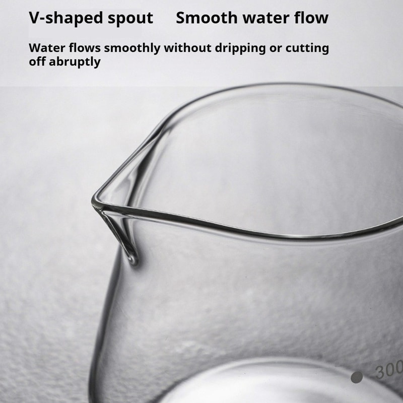 Premium Glass Coffee Pot for Pour-Over Brewing, High Temperature Resistant Teapot for Home or Office Use