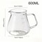 Premium Glass Coffee Pot for Pour-Over Brewing, High Temperature Resistant Teapot for Home or Office Use