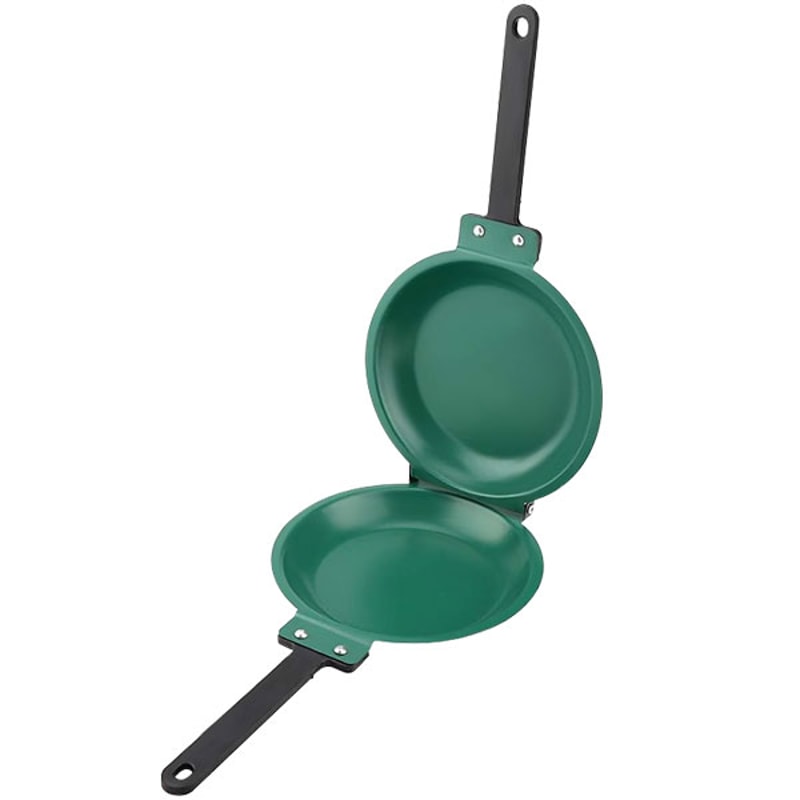 Non-stick Double Side Pancake Pan Ceramic Coating Flip Frying Pan for Eggs, Pancakes & Grilling