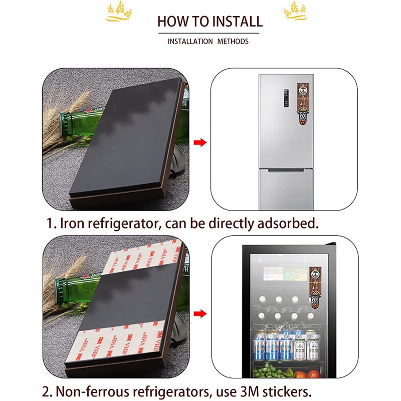Magnetic Basketball Bottle Opener With Wooden WallMount And Cap Catcher Perfect Gift For Basketball 2
