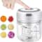 Mini Electric Food Chopper & Vegetable Grinder USB Rechargeable Meat & Garlic Masher