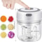 Mini Electric Food Chopper & Vegetable Grinder USB Rechargeable Meat & Garlic Masher