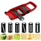 Mandoline Slicer & Vegetable Cutter Set Multi-function Kitchen Gadget for Slicing, Dicing, and Grating Fruits.