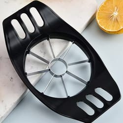 stainless steel apple slicer and core removal tool large fruit divider for quick and easy slicing