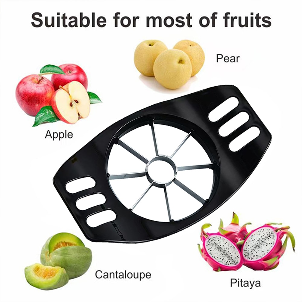 Stainless Steel Apple Slicer And Core Removal Tool Large Fruit Divider For Quick And Easy Slicing 1