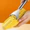 Stainless Steel Corn Stripper Tool, Manual Corn Kerneler Peeler for Easy Cob Cutting