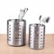 Stainless Steel Chopstick Holder And Cylindrical Cutlery Storage Box Organizer 3