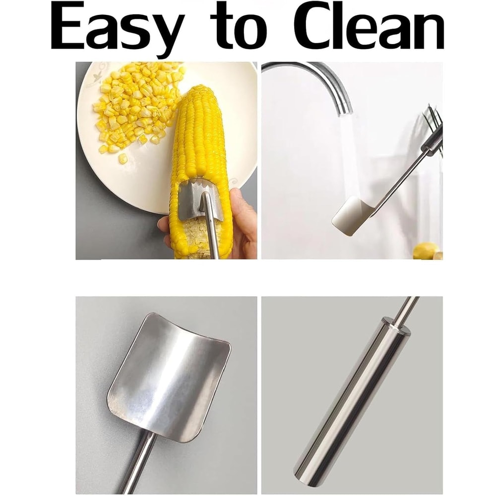 Manual Corn Peeler And Corn Kernel Stripper With Easy Grip Handle 1