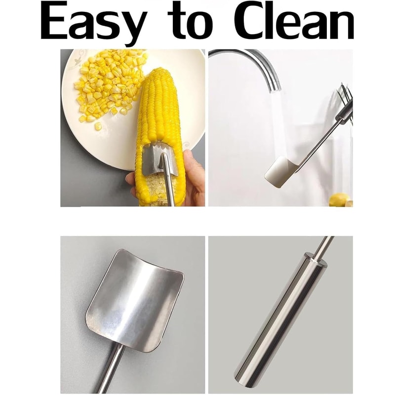 Manual Corn Peeler And Corn Kernel Stripper With Easy Grip Handle 1