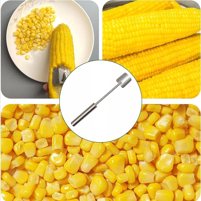 Manual Corn Peeler And Corn Kernel Stripper With Easy Grip Handle 2