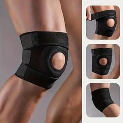 adjustable neoprene knee support pad for running & sports comfort