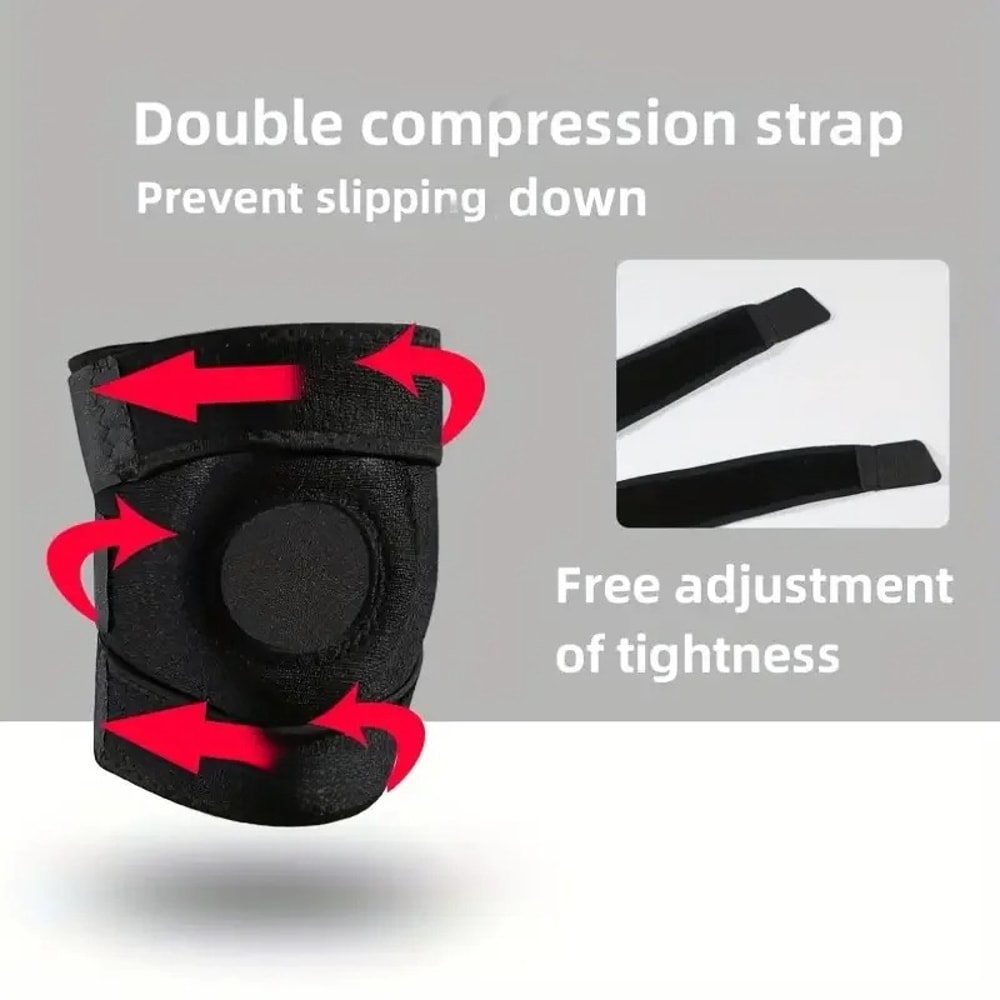 Adjustable Neoprene Knee Support Pad for Running & Sports Comfort