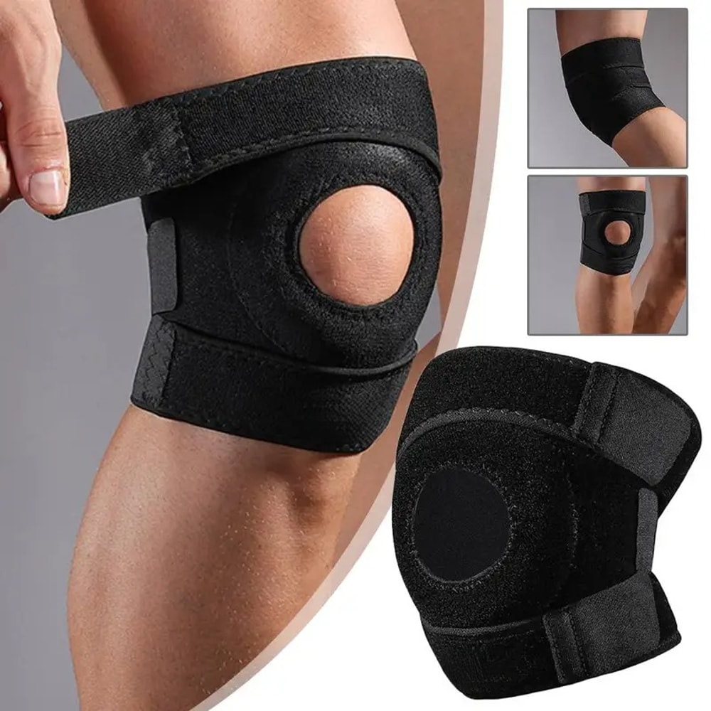 Adjustable Neoprene Knee Support Pad for Running & Sports Comfort