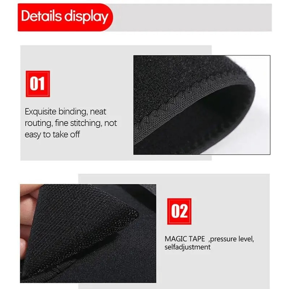 Adjustable Neoprene Knee Support Pad for Running & Sports Comfort