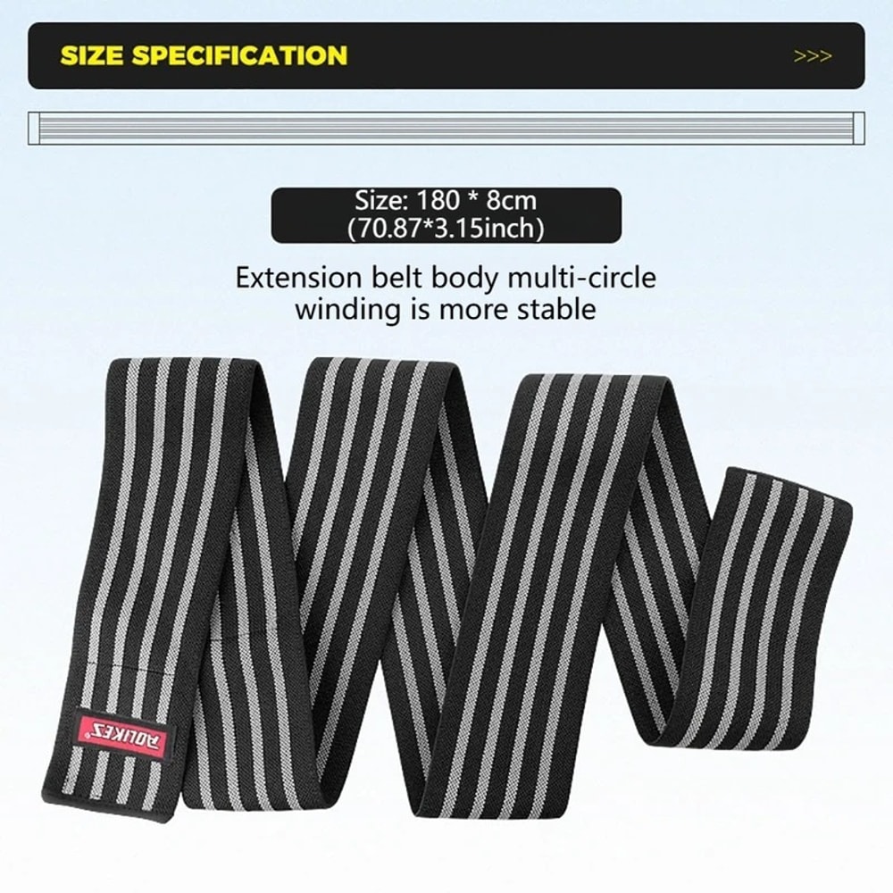 Premium Knee Compression Wraps for Weight Lifting and Squat Training