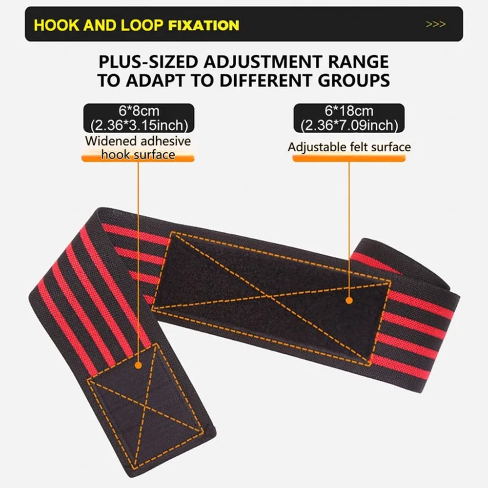 Premium Knee Compression Wraps for Weight Lifting and Squat Training