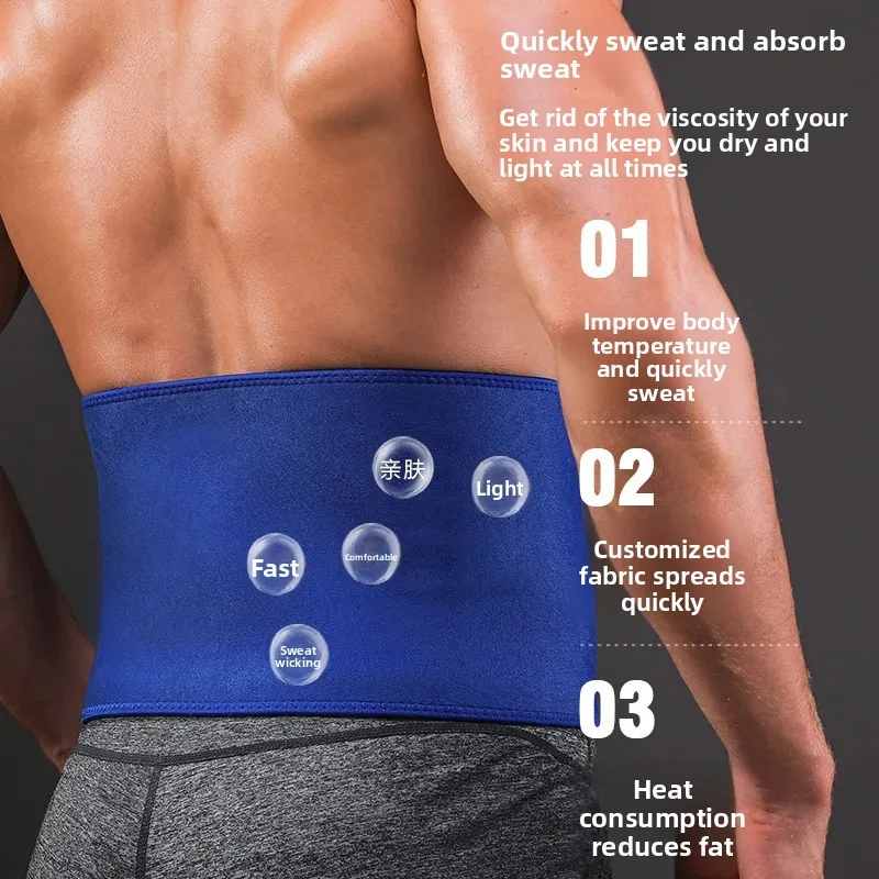 Premium Waist Trimmer Belt For Men And Women Fitness Sweat Trainer 2