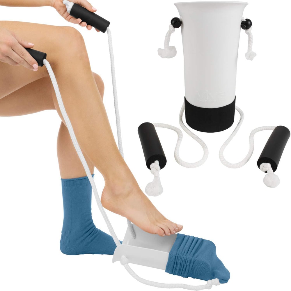 Easy On Sock Aid Kit Non-Slip Stocking Slider & Pulling Assist Device