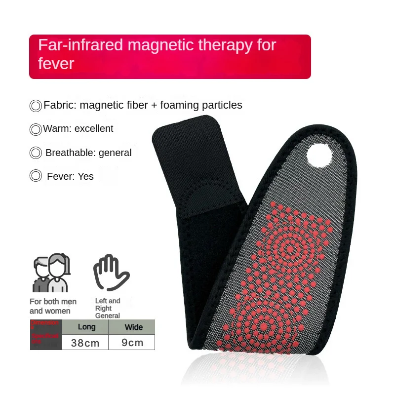 Self-Heating Magnetic Therapy Wrist Wrap for Pain Relief & Hand Warmth