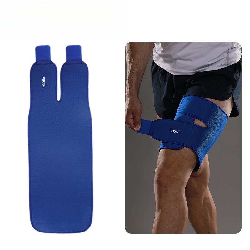 Adjustable Thigh Compression Sleeve for Sports & Fitness Support