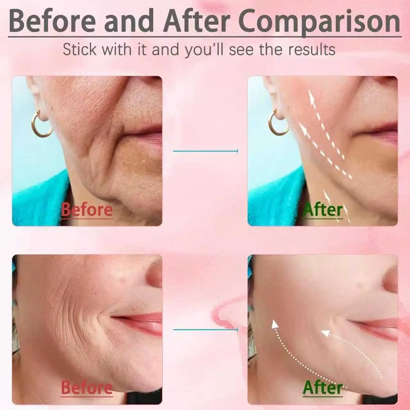 Multifunctional LED Face Neck Massager for Home Skin Care