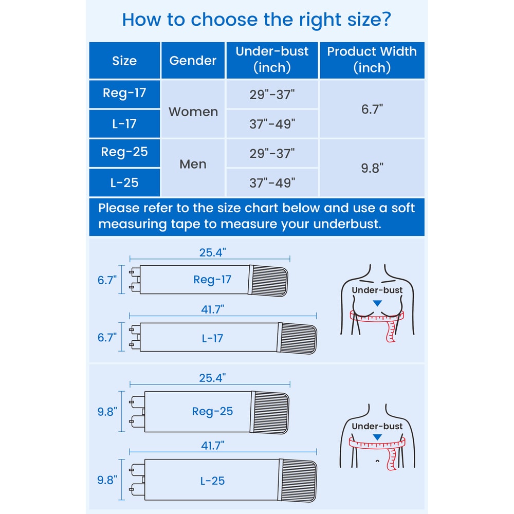 Rib Fixation Belt For Muscle Rib Injury Support Unisex Chest Brace 5