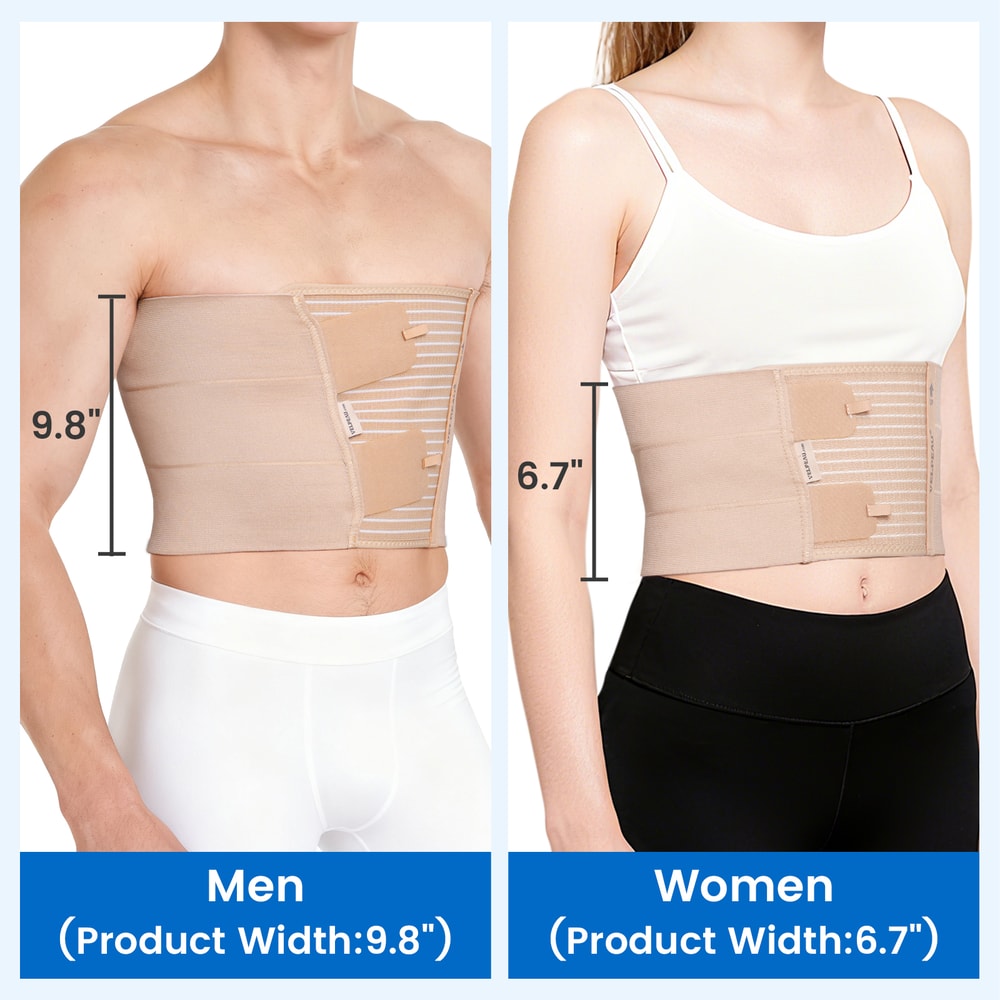 Rib Fixation Belt For Muscle Rib Injury Support Unisex Chest Brace 1