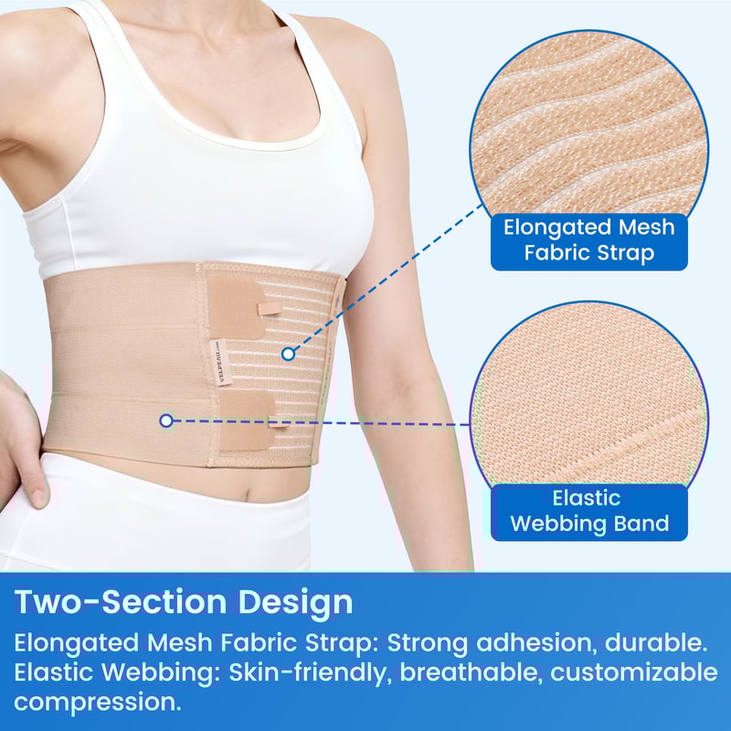 Rib Fixation Belt For Muscle Rib Injury Support Unisex Chest Brace 2