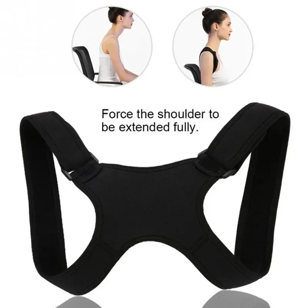 Adjustable Back Posture Corrector for Shoulder Support and Humpback Prevention