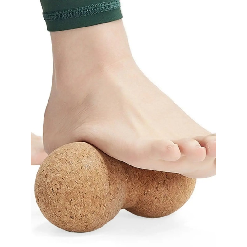 Cork Peanut Massage Ball For Myofascial Release Plantar Fasciitis Relief 0
