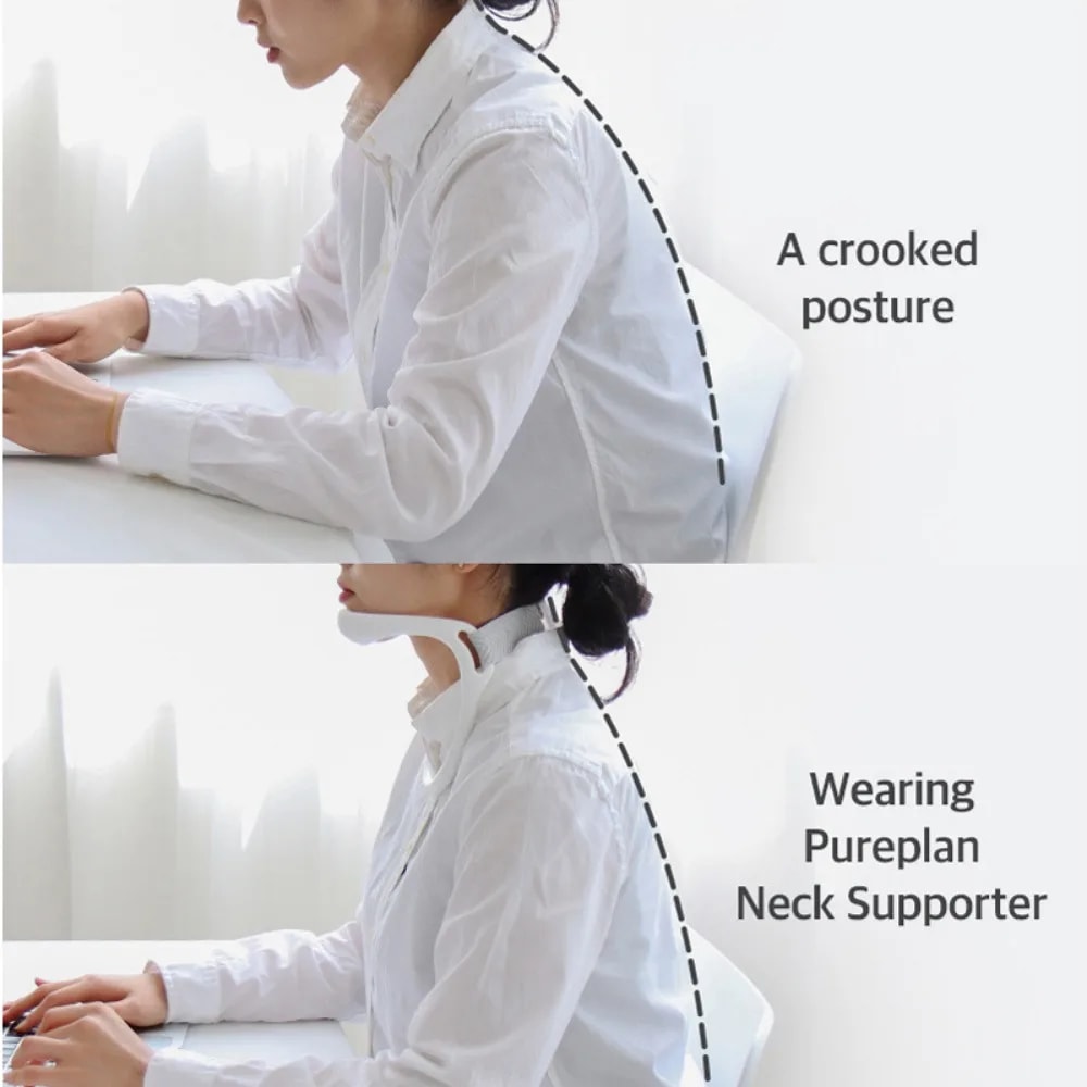 Adjustable Cervical Traction Device for Neck Pain Relief & Posture Correction